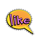 Fancy Balloon Text（個別スタンプ：16）