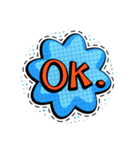 Fancy Balloon Text（個別スタンプ：18）