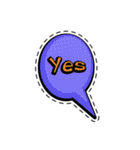 Fancy Balloon Text（個別スタンプ：21）