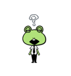 カエルくん。（個別スタンプ：3）