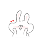 mismatched ears rabbit！！（個別スタンプ：6）