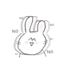mismatched ears rabbit！！（個別スタンプ：8）