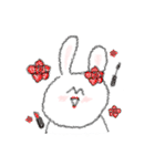 mismatched ears rabbit！！（個別スタンプ：13）