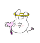 mismatched ears rabbit！！（個別スタンプ：24）