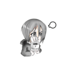 Not a cute rabbit（個別スタンプ：1）