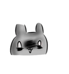 Not a cute rabbit（個別スタンプ：9）