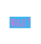 Text #01（個別スタンプ：4）