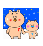 くまのユッサン(♀) Winter season（個別スタンプ：20）