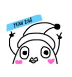 happy2018（個別スタンプ：1）