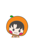 Orange-girl 2（個別スタンプ：3）