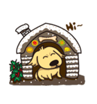 Golden retriever-Bear-merry Christmas（個別スタンプ：2）