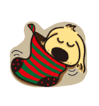 Golden retriever-Bear-merry Christmas（個別スタンプ：7）