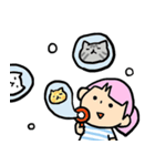 Home ＆ Cat 3（個別スタンプ：14）