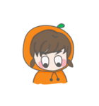 Orange-girl（個別スタンプ：14）