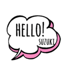 【SUZUKI】専用スタンプ（個別スタンプ：3）