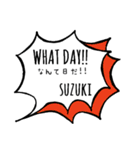 【SUZUKI】専用スタンプ（個別スタンプ：13）