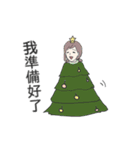 the girl who loves christmas（個別スタンプ：5）