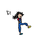 Curly Kid（個別スタンプ：1）