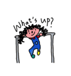 Curly Kid 2（個別スタンプ：1）