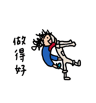 Curly Kid 2（個別スタンプ：21）