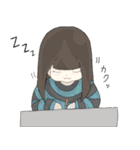 愉快な学生スタンプ（個別スタンプ：9）