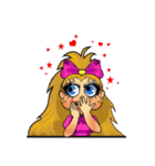 Adopt a Biggles Giggle Girl - I'mHarella（個別スタンプ：4）