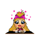 Adopt a Biggles Giggle Girl - I'mHarella（個別スタンプ：6）