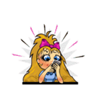 Adopt a Biggles Giggle Girl - I'mHarella（個別スタンプ：8）