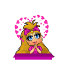 Adopt a Biggles Giggle Girl - I'mHarella（個別スタンプ：9）