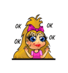 Adopt a Biggles Giggle Girl - I'mHarella（個別スタンプ：13）