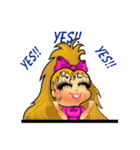 Adopt a Biggles Giggle Girl - I'mHarella（個別スタンプ：24）