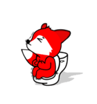 害赤いキツネ（個別スタンプ：3）