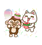 Sweet cute cat with you living life 3（個別スタンプ：34）