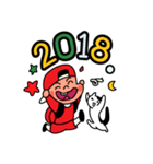 Happy new year Character MIX（個別スタンプ：7）