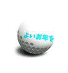 【動く】コロコロゴルフボール4（個別スタンプ：13）