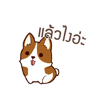 犬 ずっと味方でいてやるよ タイ語（個別スタンプ：37）