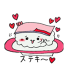 かわいい おすしちゃん5（個別スタンプ：24）