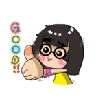 glasses sweet heart（個別スタンプ：7）