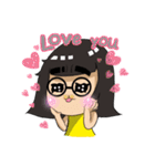 glasses sweet heart（個別スタンプ：31）
