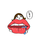 ぽっちゃり唇！（個別スタンプ：6）