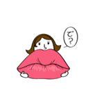 ぽっちゃり唇！（個別スタンプ：8）