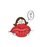 ぽっちゃり唇！（個別スタンプ：10）