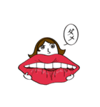 ぽっちゃり唇！（個別スタンプ：16）