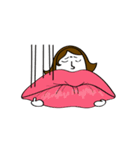 ぽっちゃり唇！（個別スタンプ：19）