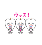 ホワイト後輩（個別スタンプ：4）