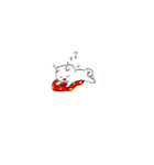 Little lazy meow（個別スタンプ：5）