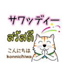 Thong Cat Thai＆Japan（個別スタンプ：8）