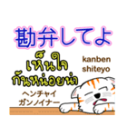 Thong Cat Thai＆Japan（個別スタンプ：25）