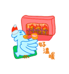 二羽鳥のクリスマス生活（個別スタンプ：16）