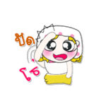 >>My name is Fasai. ！（個別スタンプ：20）